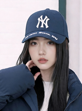 MLB帽子男女情侣棒球帽防晒百搭休闲时尚鸭舌帽秋冬3ACPKP02N