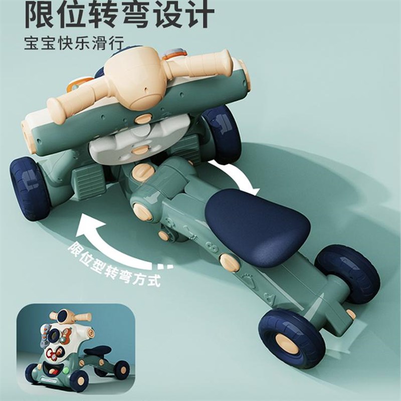 婴儿学步车宝宝一周岁多功能手推车防o型腿推推乐助走路神器玩具