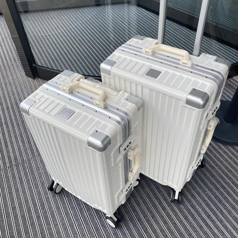 行李箱旅行d箱24寸男铝框小行李箱20登机女密码皮箱子26寸定制log