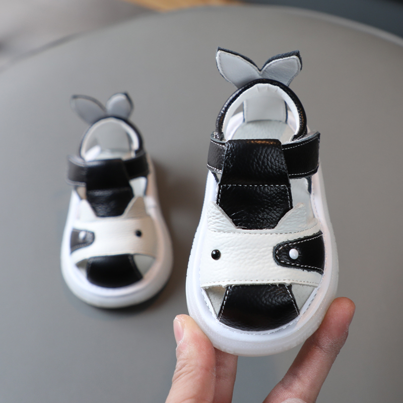 夏季包头宝宝凉鞋男童软底防滑0一1-3岁婴儿鞋子女幼儿学步鞋透气