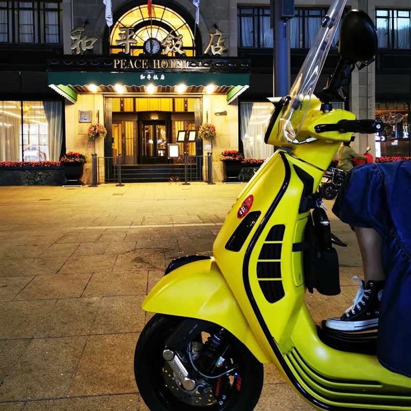 黑化Vespa 边条 GTS300 gtv六日 比亚乔灯罩 熏黑边 运动前后货架