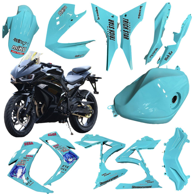 幻影R3机车大跑车外壳重机车壳R25忍者油箱全套侧大板改装配件