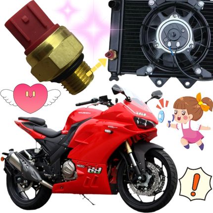 蛟龙200/400水箱赶温器小忍者温控开关魔影450水温传感器H2零配件