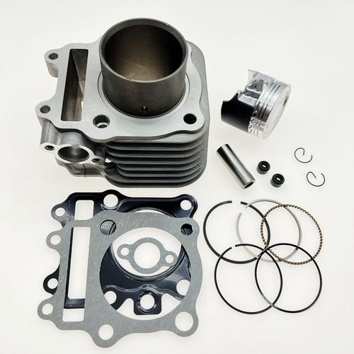 适用铃木海王星HS125T福星AN125红蓝金巨星悠E套缸汽缸活塞环垫片