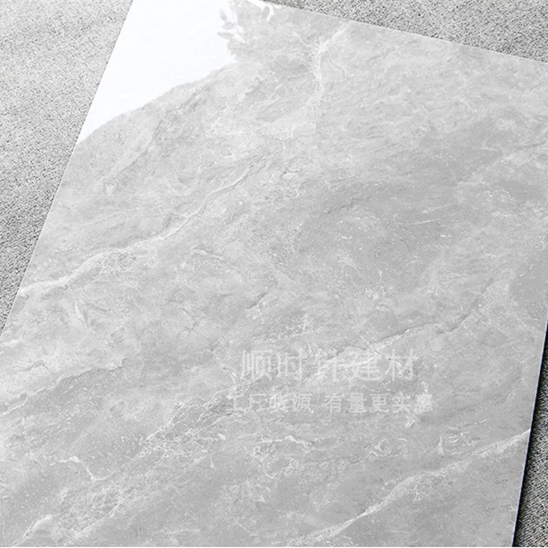 灰色连纹通体大理石瓷砖地砖客厅防滑地板砖750x1500大规格墙面砖