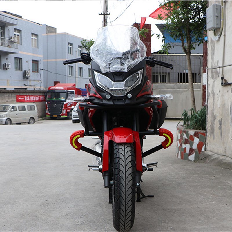 适用于国四战鹰190X改装保险杠竟技防摔杠全包围护杠