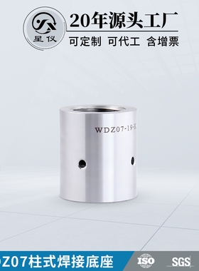 星仪WDZ07柱式焊接底座 316L不锈钢卫生型渗透孔温度变送器传感器