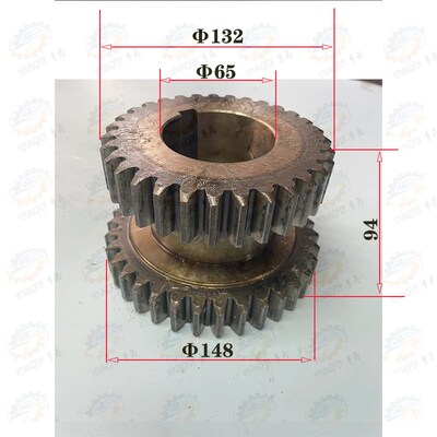 北京X2010A X2010C龙门铣床图号22391 Z31/35齿双联齿轮