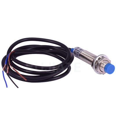 3d配件LJ12A3-4-ZBX电感式接近开关直流三线NPN常开6-36V M12