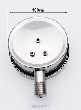 Y100超高压不锈钢耐震压力表250Mpa液压表油压表0-160MPA径向防震