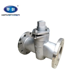 X43W 304不锈钢二通法兰旋塞阀沥青阀门法兰蒸汽煤油阀DN50 10P