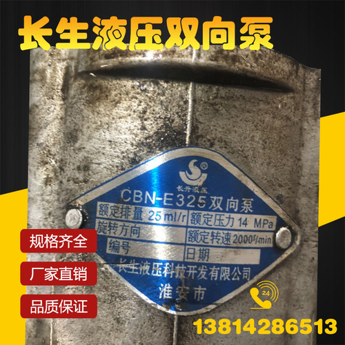 齿轮泵 液压油泵CBN-E310 E314 E316 306 CBN-E325长生液压双向泵