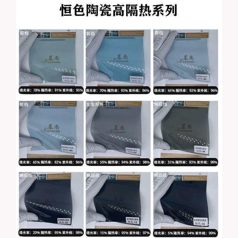 汽车太阳b膜高隔热磁控膜陶瓷膜汽车玻璃贴膜太阳膜隔热膜整卷