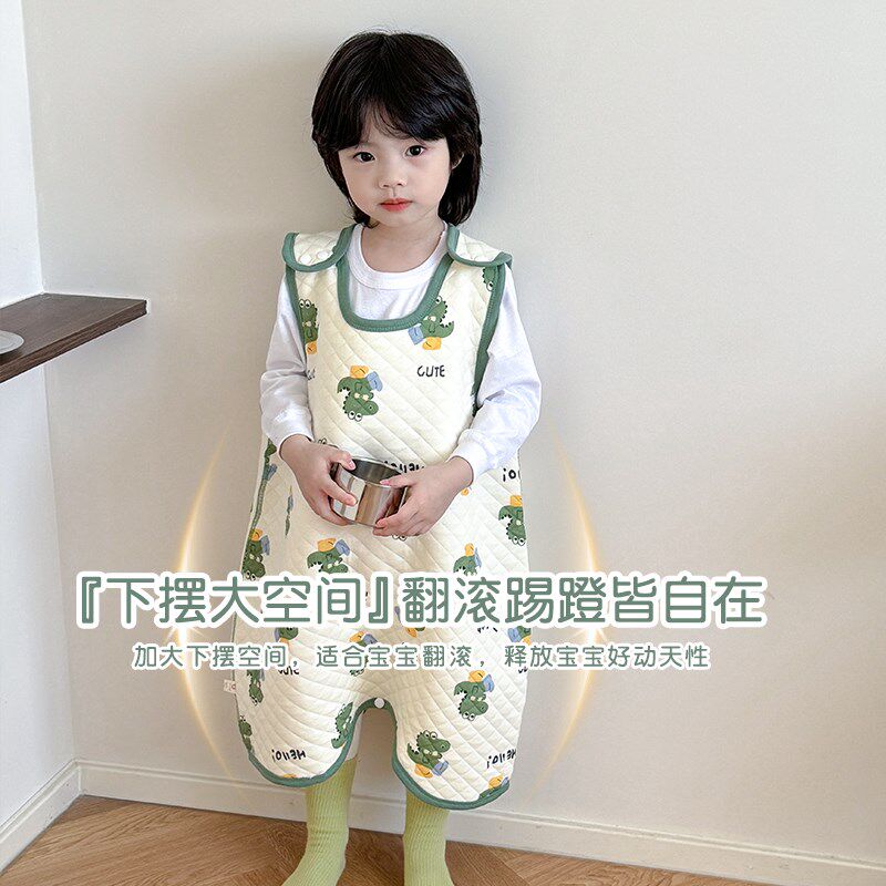 宝宝睡觉护肚子婴儿防踢被神器春秋肚兜儿童护肚围防着凉肚脐