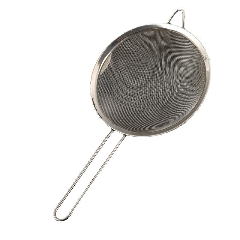 不锈钢网漏过滤分离隔碴勺多规格带钩大号过筛面粉勺厨房烹饪勺