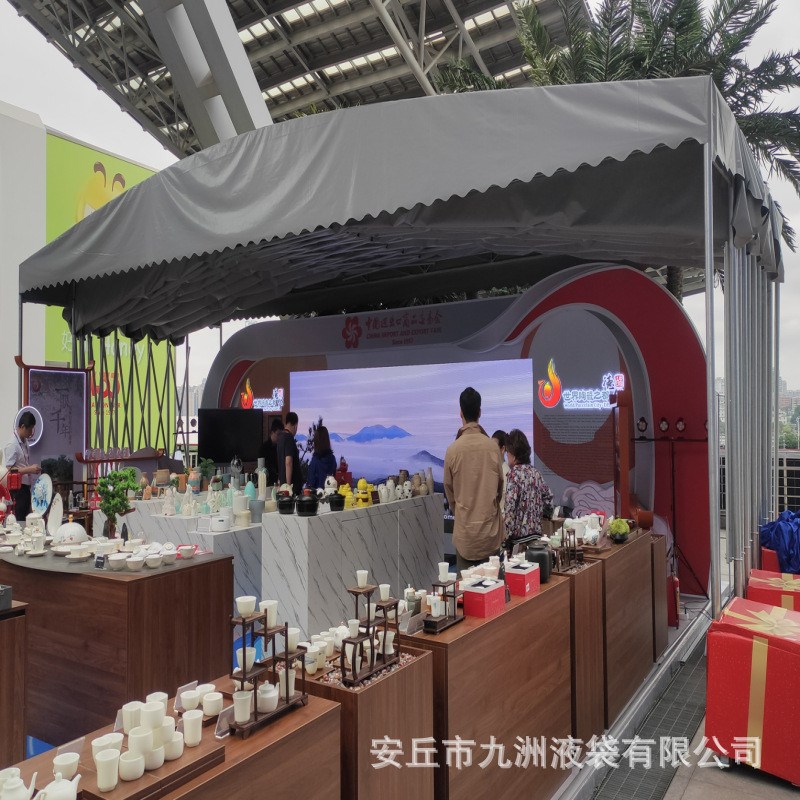 户外移动推拉篷仓储伸缩雨棚大排档遮雨棚旅游景点遮阳棚