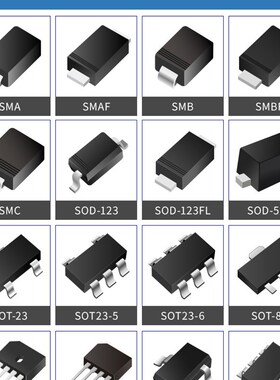 P6SMB6.8A 贴片SMB 晶导微 丝印6V8A 600W TVS管 单向瞬变二极管