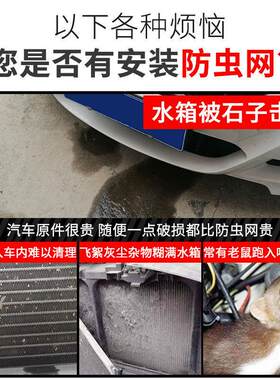 坦克300防虫网水箱防护中网进气格栅保护赛博300改装专用风林铁骑