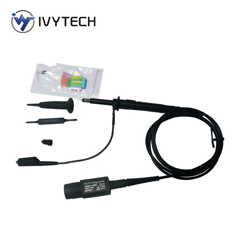 艾维泰科P6139示波器探头500MHz DC300V双通道示波器表笔探头