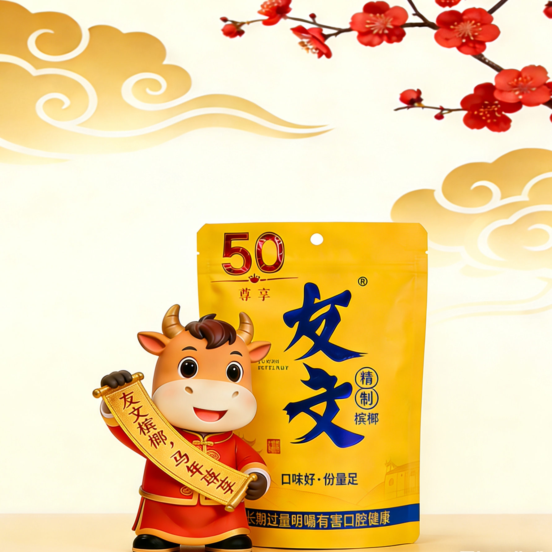 友文正品尊享精制枸杞槟榔湖南特产正宗海南青果提神醒脑老牌子