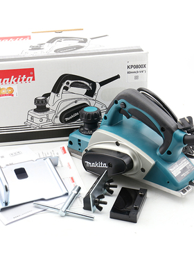 日本牧田电刨kp0800x大功率木工手推提刨m1902家用多功能电动工具