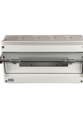 户外HT18回路配电箱 家用塑料明装布线箱 透明翻盖空气开关盒