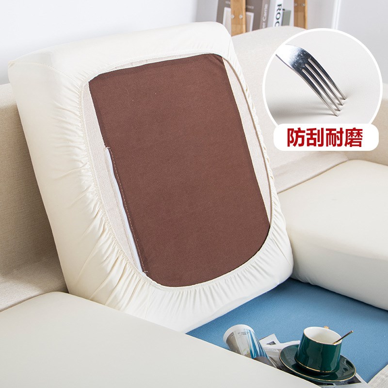 科技布沙发套罩夏季防猫抓皮质防滑沙发笠全包通用坐垫套跨境
