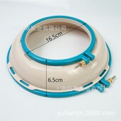 绣花支架盘加高6.5cm双面塑料绣花绷16.5 25cm一体两尺寸绣圈