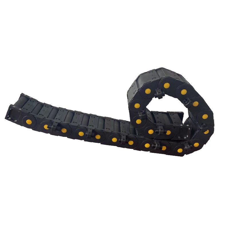 电缆穿线增强尼龙拖链塑料拖链坦克链全封闭拖链工程拖链现货供应