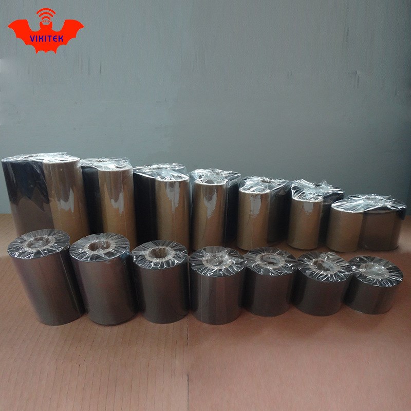 碳带全树脂基条码标签打印机亚银纸PET用热转印防水防油污墨色带