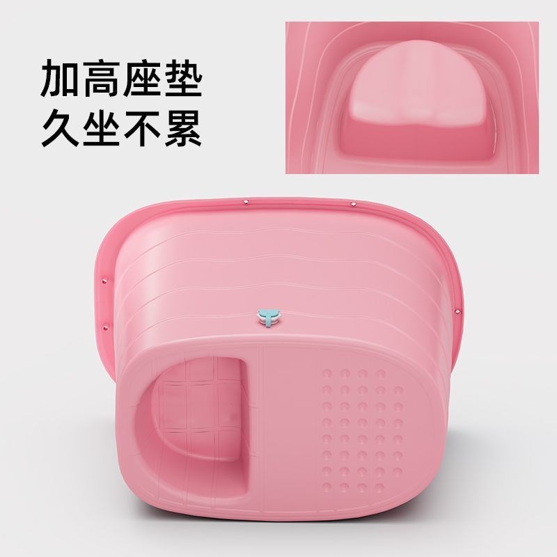 加厚大人泡澡桶成人沐浴桶塑料浴缸家用小户型洗澡桶全身浴盆可坐