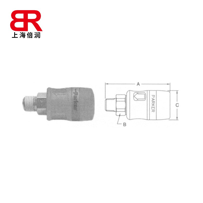 气动快速接头 特殊用途  标准排气PBS-371-6FP