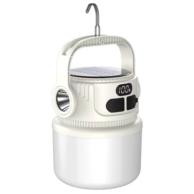 露营太阳能户外充电超长续航应急灯野营帐篷摆摊充电式照明灯家用