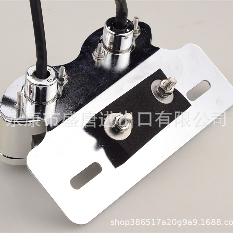 GOOFIT 水晶铬摩托车刹车尾灯带集成转向信号指示灯倒车灯灯泡