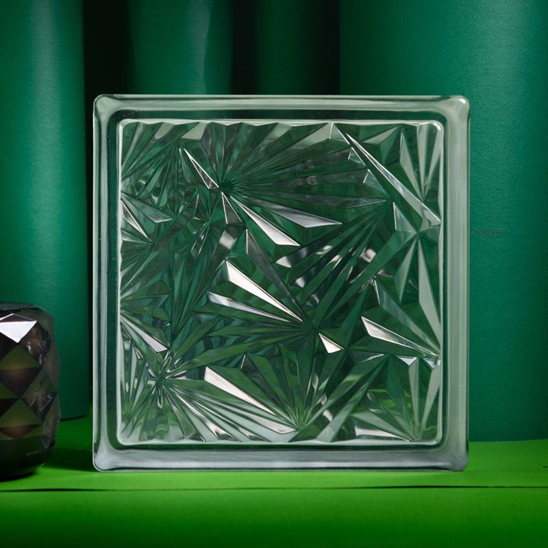 云雾空心玻璃砖水晶砖隔断墙透明方形家用餐厅卫生间酒店冰纹砖