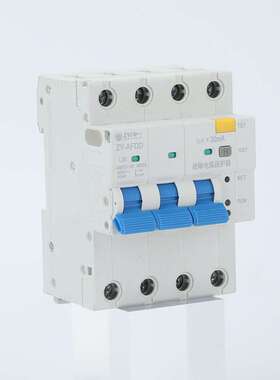 3P+N带漏电故障电弧保护器 AFDD断路器开关1P/2P/3P火灾过压监测