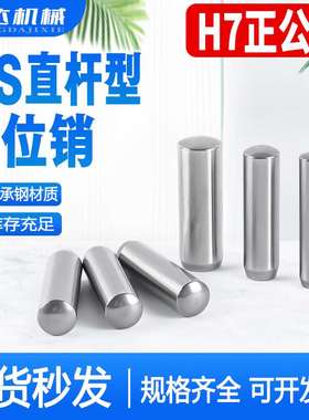MS直杆定位销ISO8734实心圆柱销子DIN6325淬火销钉正公差Ф1-Ф12