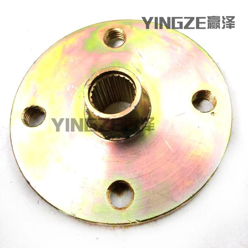 自制四轮越野沙滩车卡丁车配件后桥后轴法兰对角10CM轮毂座法兰盘