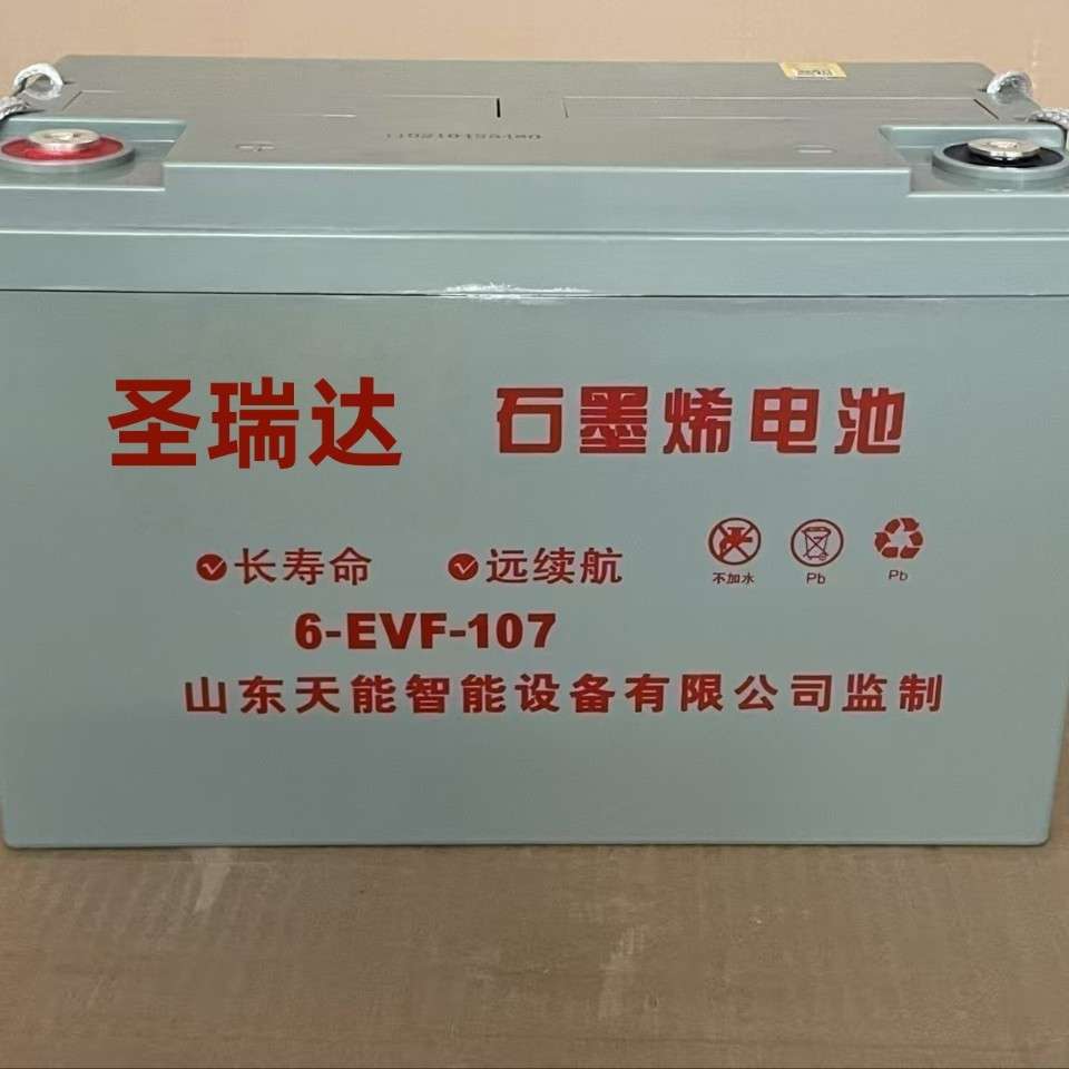 电动四轮车12V107AH 100AH6-EVF-107免维护观光车动力蓄电池