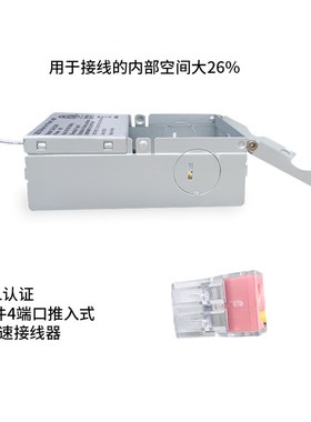 DANS美规ETL欧盟ce认证超薄圆形嵌入式吸顶筒灯6in面板灯铝合金