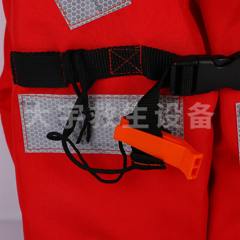 船用救生衣 户外带领口哨救生衣 水上船检工作成人儿童带领救生衣