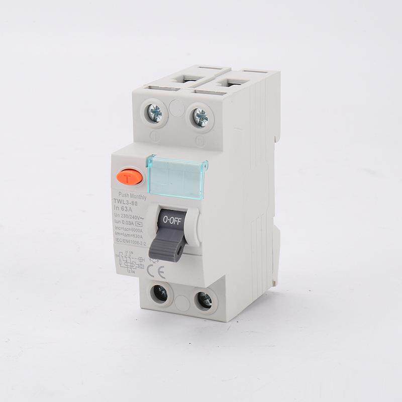 A型 RCD RCCB 家用漏电开关剩余电流动作断路器漏电保护开关