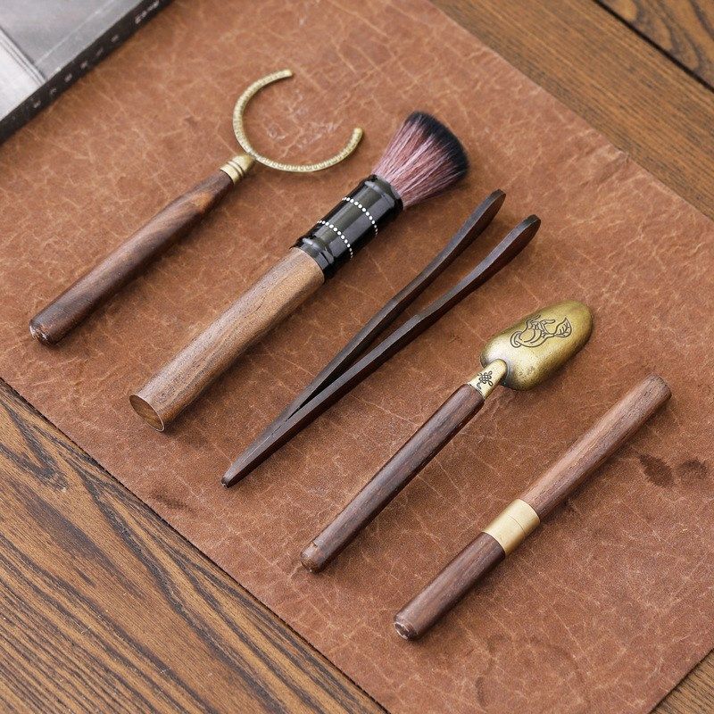 陶瓷茶道六君子家用茶具配件茶夹茶勺茶笔泡茶工具整套茶台零配件,餐饮具,整套茶具,淘宝优惠券,粉丝福利购,淘宝优惠卷