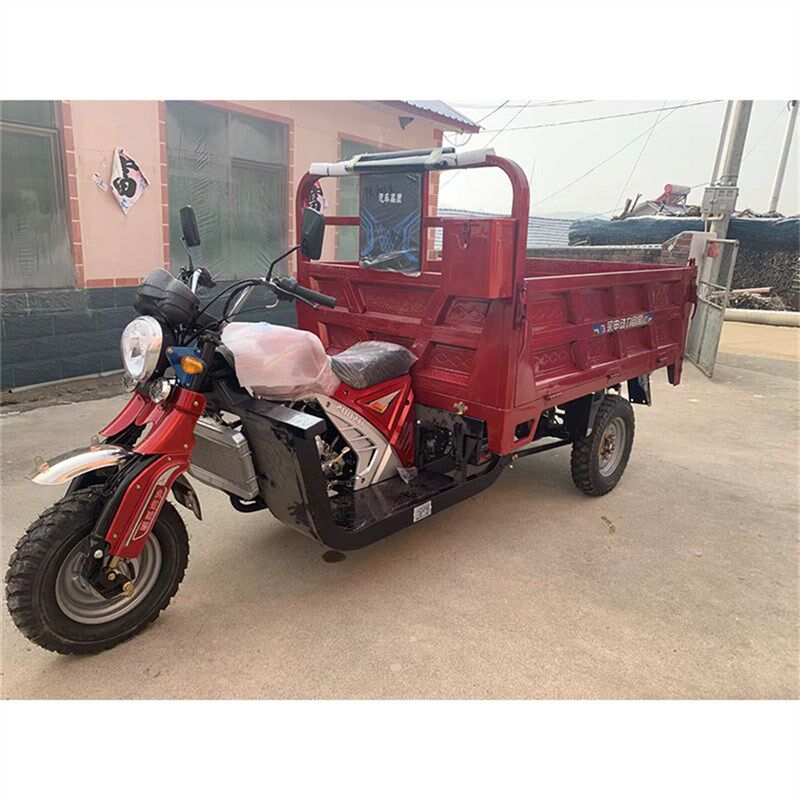 燃油摩托三轮车 农用代步汽油运输自卸车 Motorcycle tricycle