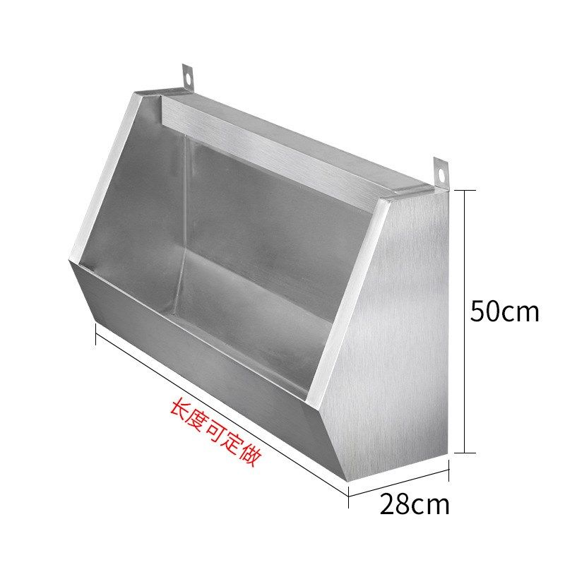 304不锈钢小便池学校公共场所幼儿园厕所立式不锈钢小便槽