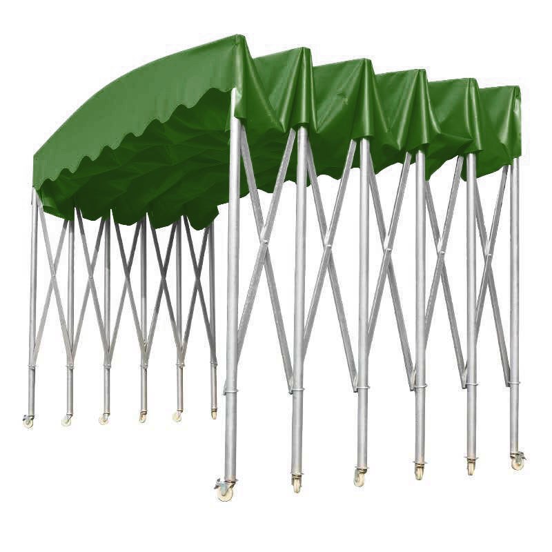 推拉雨棚移动推拉篷围布坚固耐用推拉棚伸缩雨棚移动帐篷防暴雨