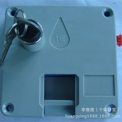 工厂直供投币锁更衣柜锁1欧元投币锁1美元投币锁 港元币柜门