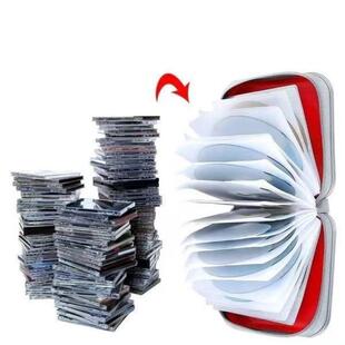 cd碟片收纳车载cd收纳40片80片便携大容量CD收纳包车载CD收纳盒