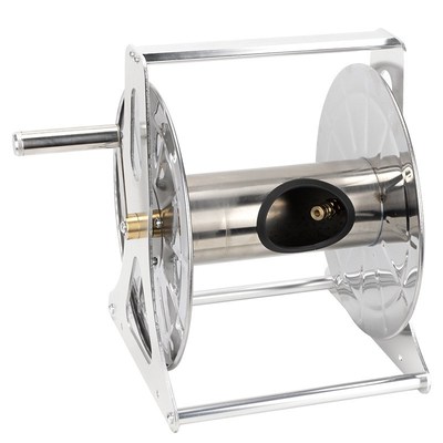 B60金属不锈钢水管车架洗车浇花水管收纳架卷管器洗车水管收纳架