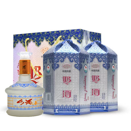 套马人家奶酒42度500ml内蒙古特产蒸馏传统工艺礼盒装酒